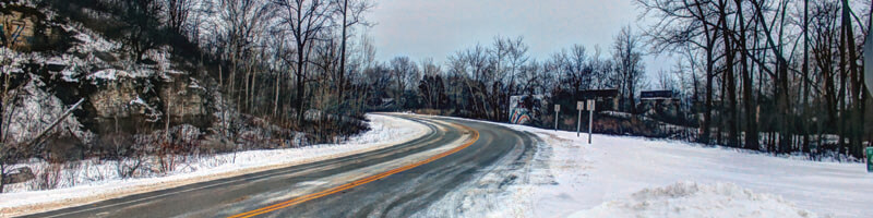 Winter Storm Causing Poor Driving Conditions in Central California