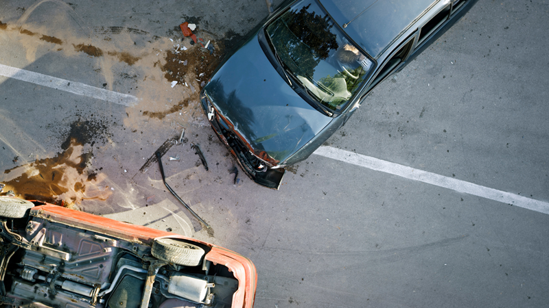 Fresno, CA – The CHP reports that a car flipped after a crash on Highway 41